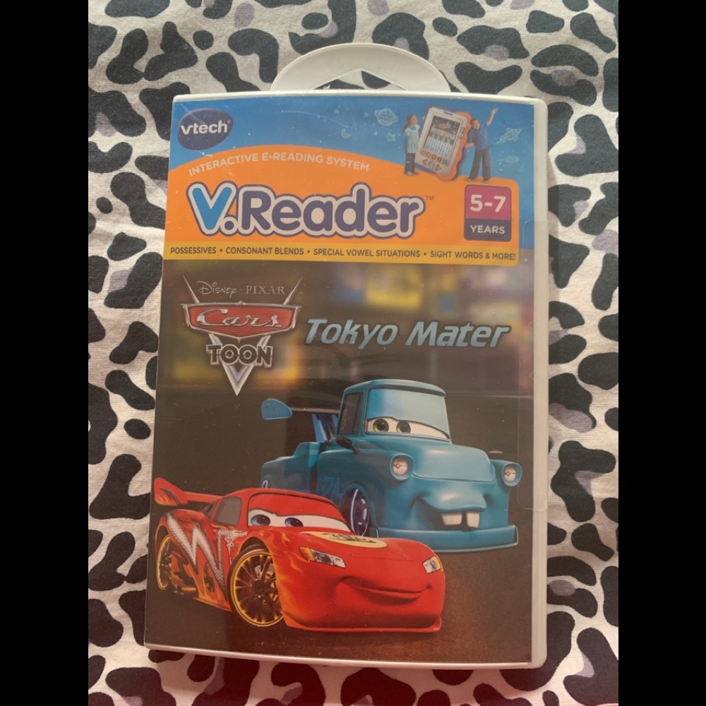 Vtech V.Reader Disney Cars Toon Tokyo Mater Game toy
